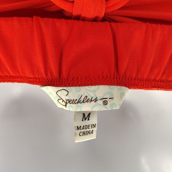 Speechless Womens Red Pleated Heart Strapless Sleeveless Mini Y2K Dress Size M - Picture 2 of 12